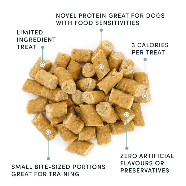 Crumps' Naturals Hypoallergenic Semi - Moist Mini Duck Treats for Dog Training