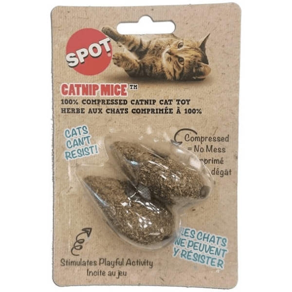 Premium Concentrated Catnip Mice with Faux Leather Details