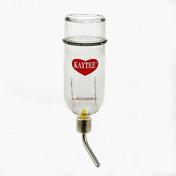 Kaytee High - Quality Chew - Resistant Glass and Stainless Steel Water Bottle for Small Pets