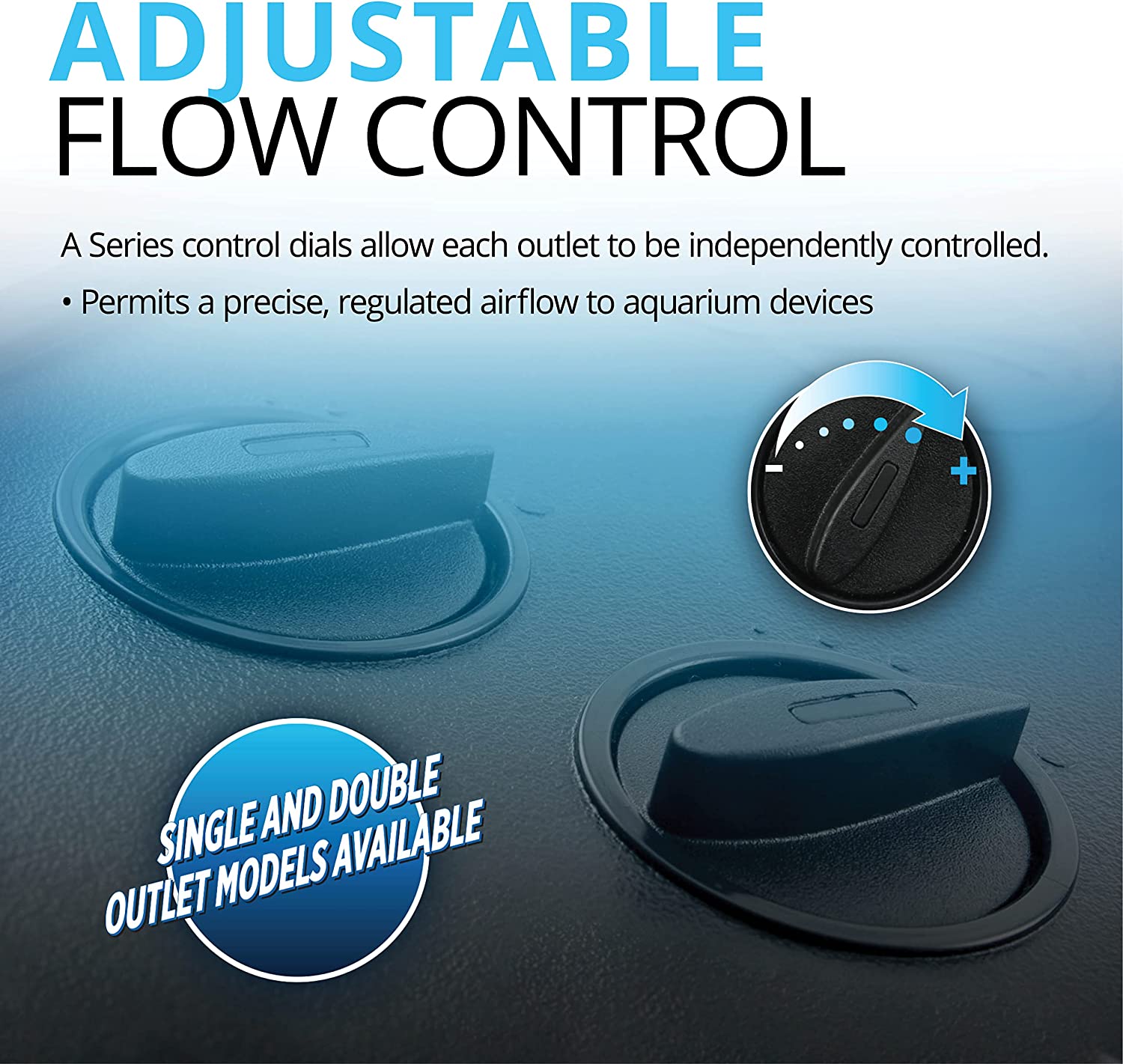 Fluval High - Performance A Series Aquarium Air Pump for Optimal Oxygenation