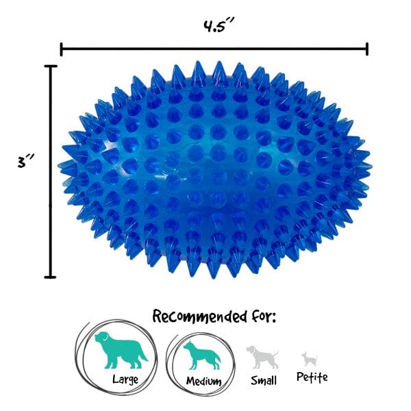 Gnawsome Interactive Squeaking Football Toy for Medium and Large Dogs