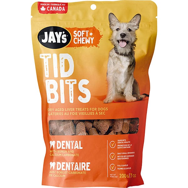 Jay's Soft and Chewy All - Natural Liver Dental Dog Treats for Daily Oral Care