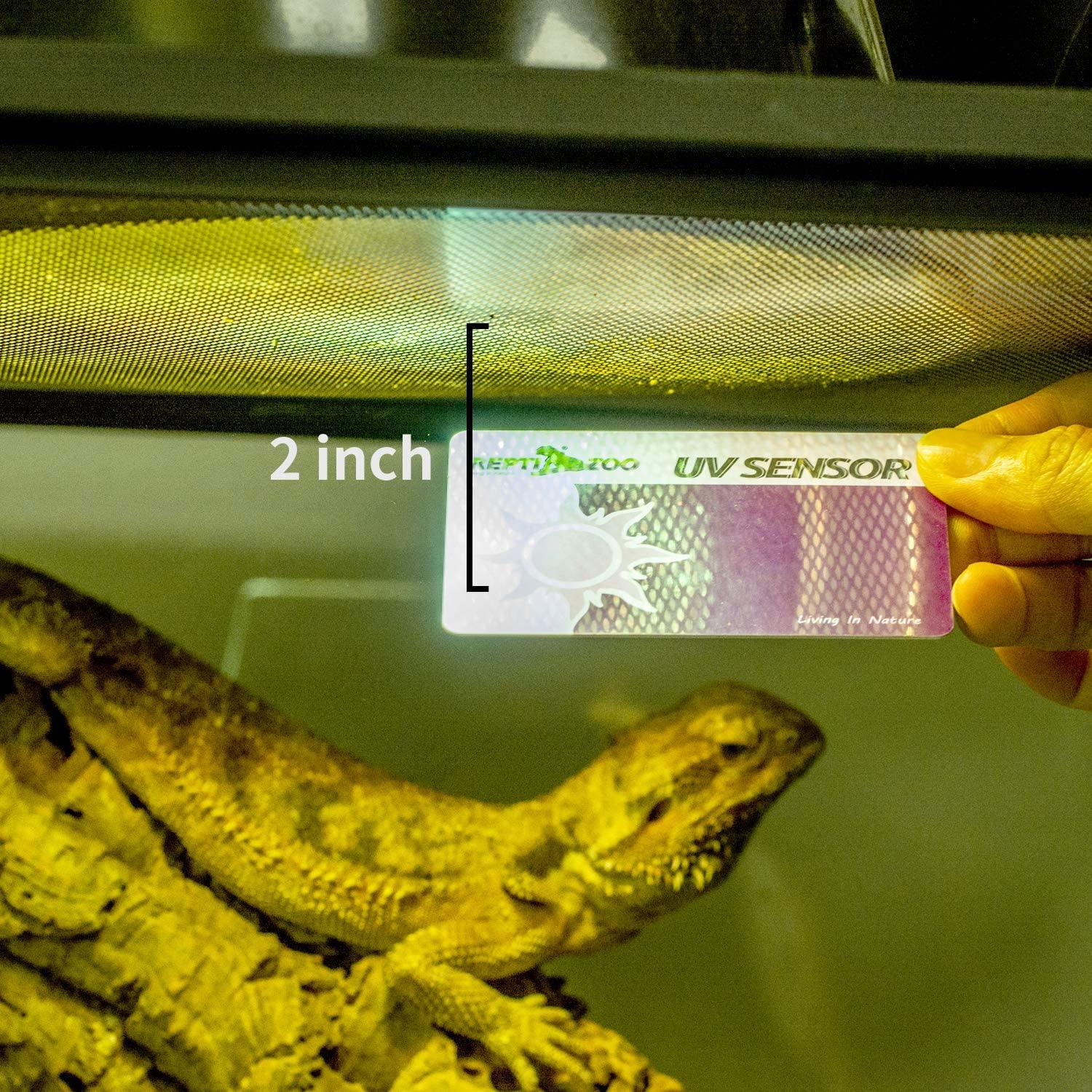 Reptizoo Two-Pack Durable UV Sensor Tester Card for Reptiles