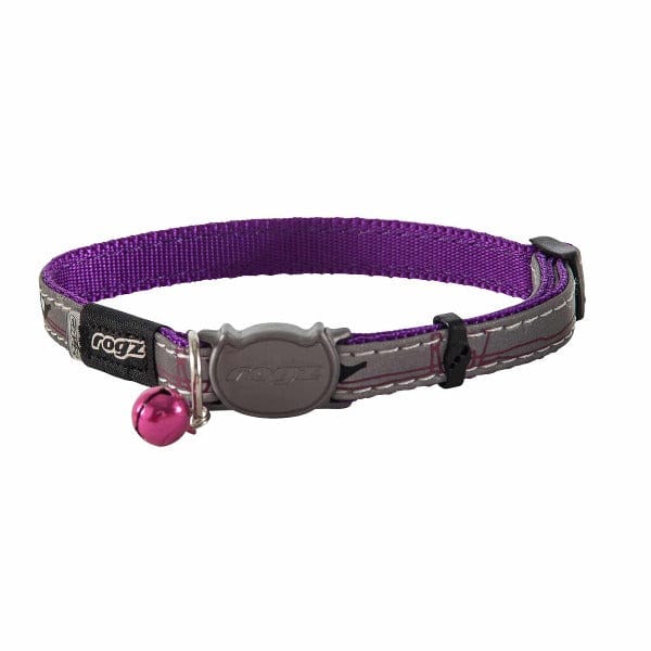 Rogz NightCat Safety Collar - A Stylish and Durable Cat Collar with Reflective Design and Safety Features