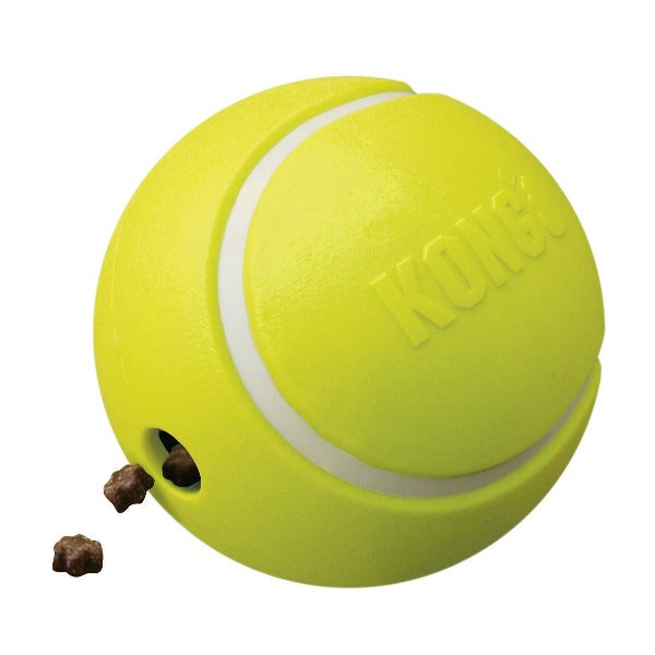 KONG Rewards Tennis Interactive Treat - Dispensing Dog Toy for Canine Entertainment