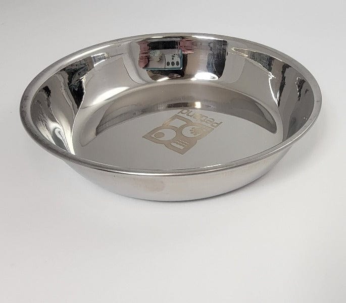 Kumar Stainless Steel Heavy Dinner Plate for Cat Lovers
