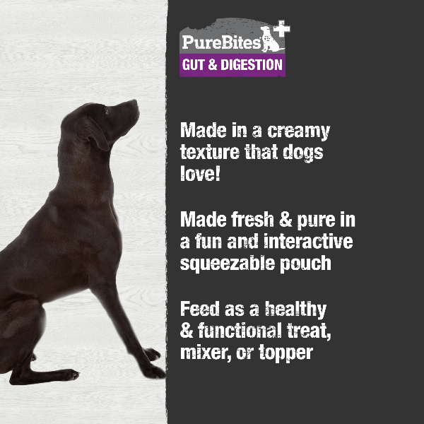 PureBites+ Squeezable Digestive Treats For Dogs