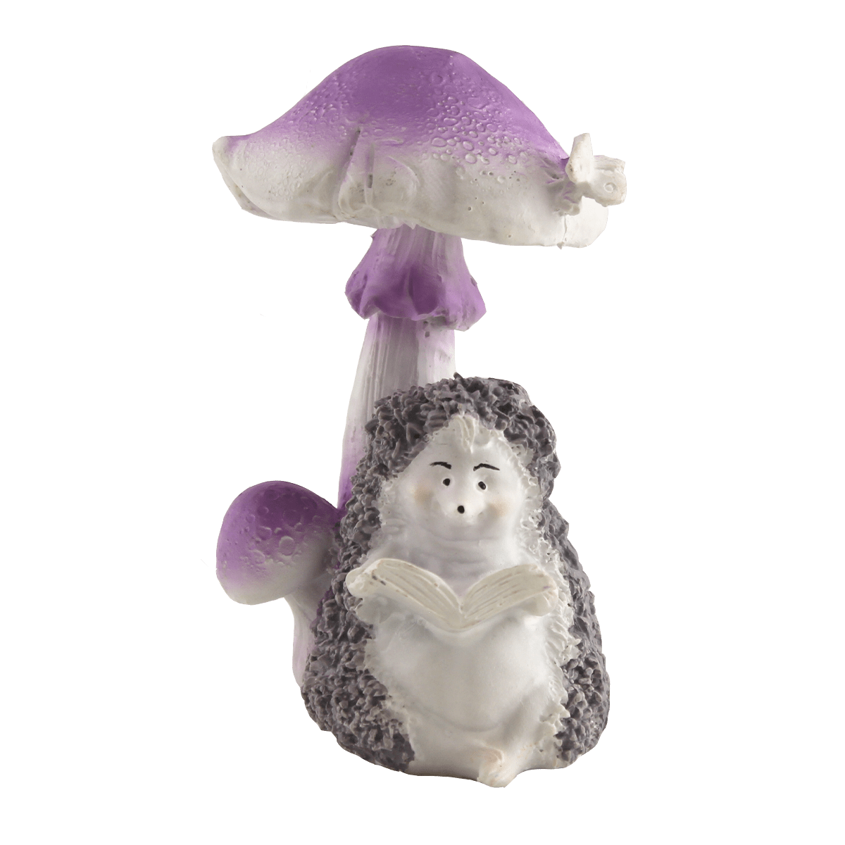 Aquarium and Reptile Terrarium Decor - Fish Gear Hedgehog and Mushroom Themed Ornament