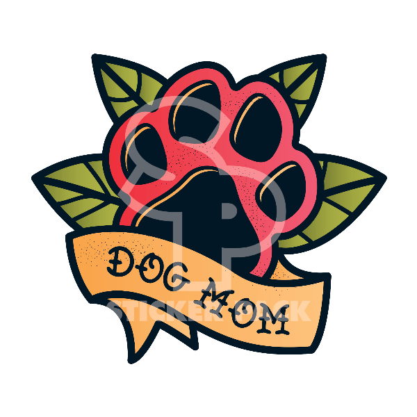 Decorative Dog Sayings Sticker Pack for Dog Moms - Including Small Stickers