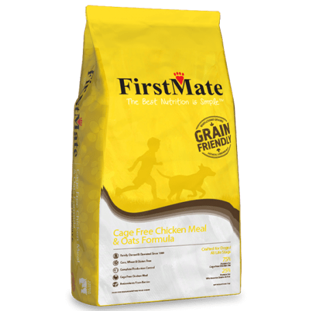 FirstMate Cage-Free Chicken Meal & Oats Grain-Friendly Dry Dog Food