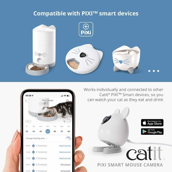 Catit PIXI High - Tech Smart Mouse Camera for Remote Cat Monitoring