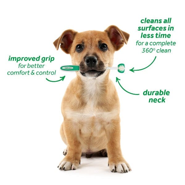 Tropiclean Oral Care Kit for Puppies - Fresh Breath Dental Hygiene Set