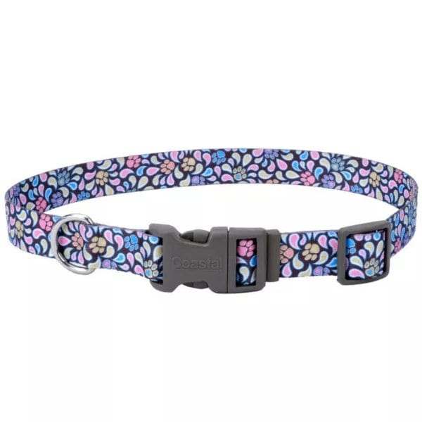 Stylish and Adjustable Collar for Dogs with Fade - Resistant Designs