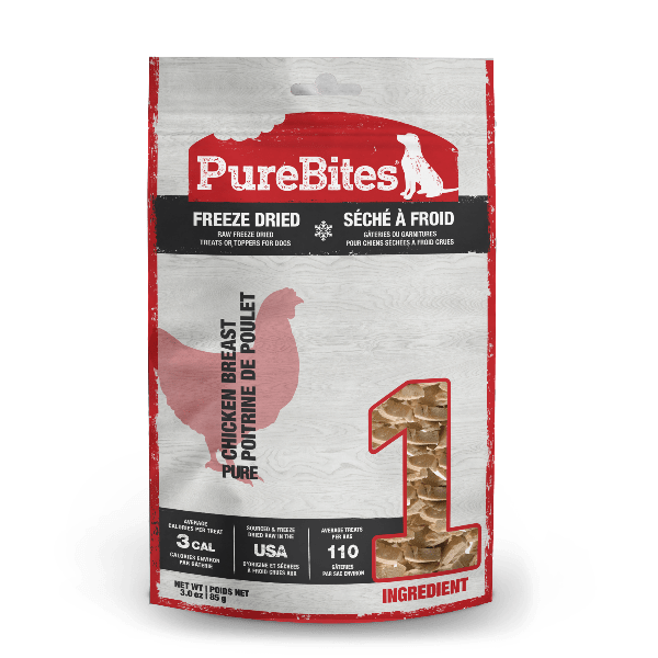 PureBites Premium Freeze - Dried American Chicken Breast Treats for Dogs