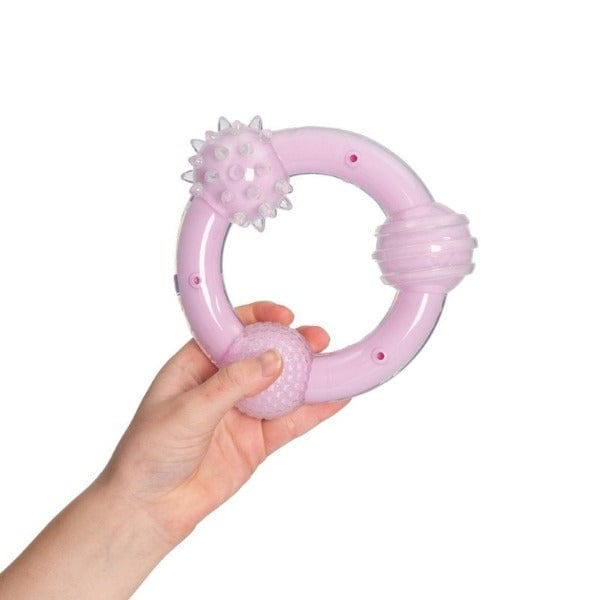 Zeus Duo Coconut-Scented Tri-Ring Chew Toy for Dogs