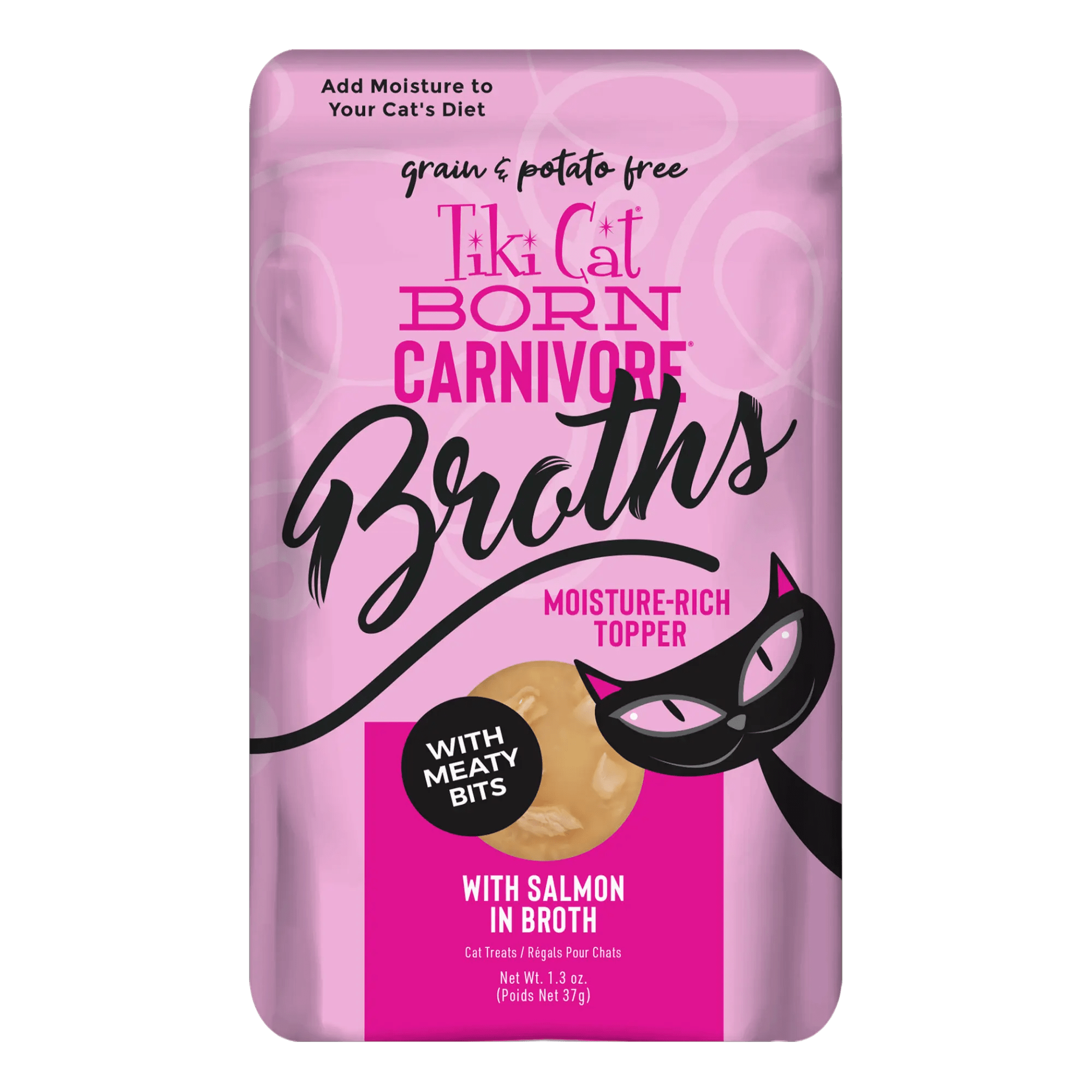 Tiki Cat Born Carnivore Variety Pack of Savory Broths as Cat Food Topper