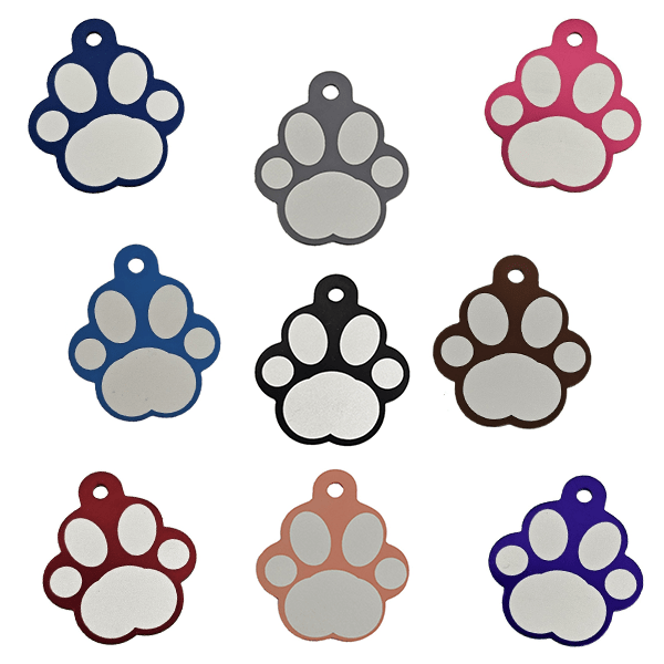 Customizable Engraved Special Paw Pet Tag for Your Furry Friend