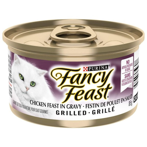 Fancy Feast Premium Canned Cat Food - Grilled Chicken Feast in Delicious Gravy