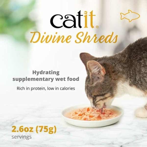 Catit Tasty Tuna, Seabream & Wakame Shreds - Premium Cat Food Topper