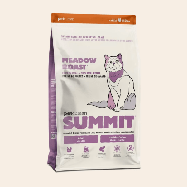 Premium Adult Dry Cat Food with a Recipe of Summit Meadow Roast Chicken Meal and Duck Meal