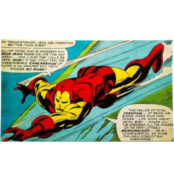 Marvel's Iconic Iron Man Decorative Background, 29g, Measuring 19.25x31.5 inches