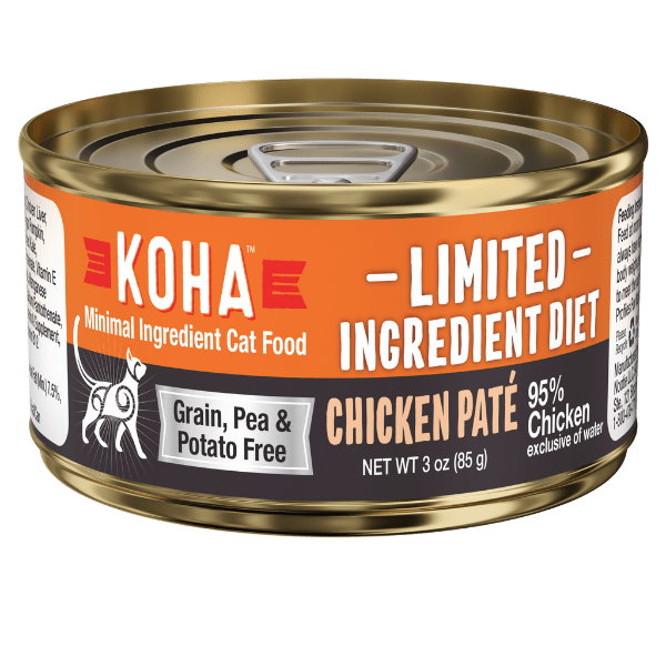 KOHA Canned Chicken Pate Cat Food - Ideal for Cats with Dietary Sensitivities