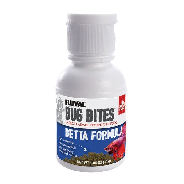 Fluval High - Quality Bug Bites Fish Food Formula for Bettas, 30 - gram Pack