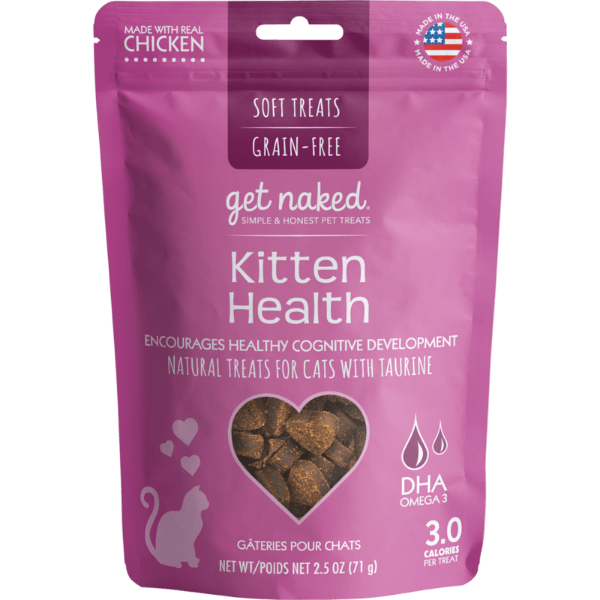 Get Naked Soft Chicken Treats for Kitten's Healthy Cognitive Development