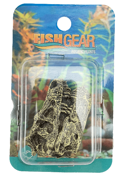 Fish Gear Safe & Fade - Resistant Dino Skull Ornament for Betta Tanks