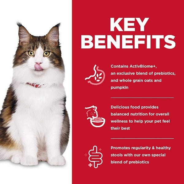 Hill's Science Diet Dry Cat Food for Adult Cats - Perfect Digestion Chicken Recipe