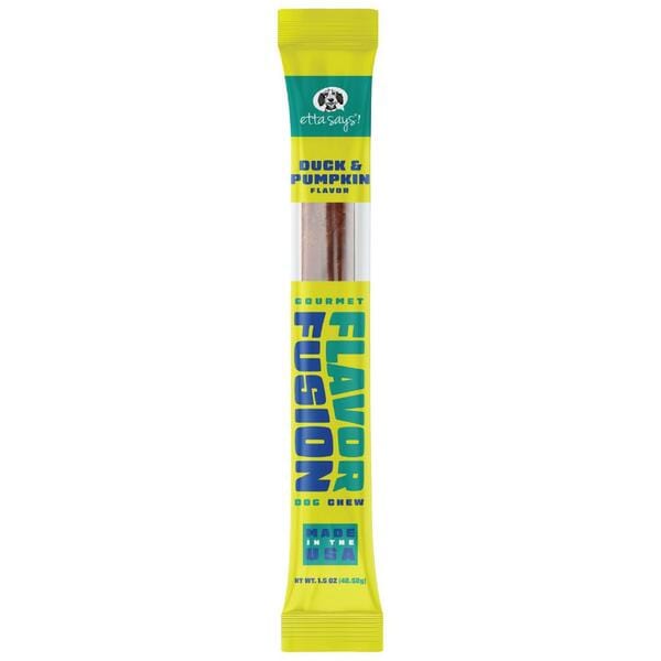 Etta Says! Tasty Duck & Pumpkin Flavor Fusion Chews for Dogs
