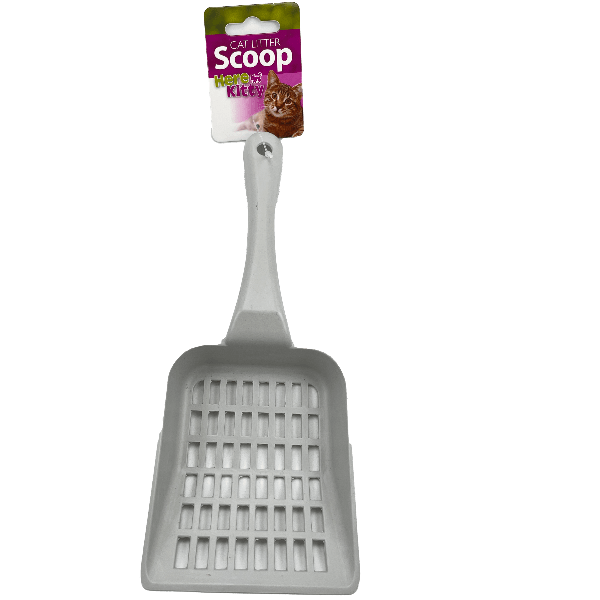 Super Sturdy Here Kitty Cat Litter Scoop for Messy Litter Boxes