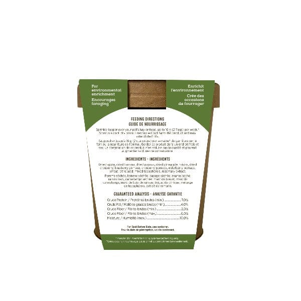 Living World Green Gourmet Fruit Medley Toppers for Small Pets