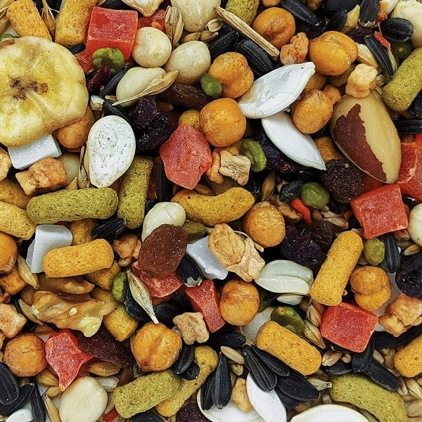 HARI Gourmet High - Quality Seed, Fruit, Vegetable, and Nut Mix Specially Designed for Large Parrots