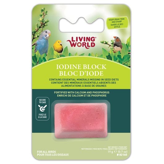 Living World Essential Iodine Block for Caged Birds