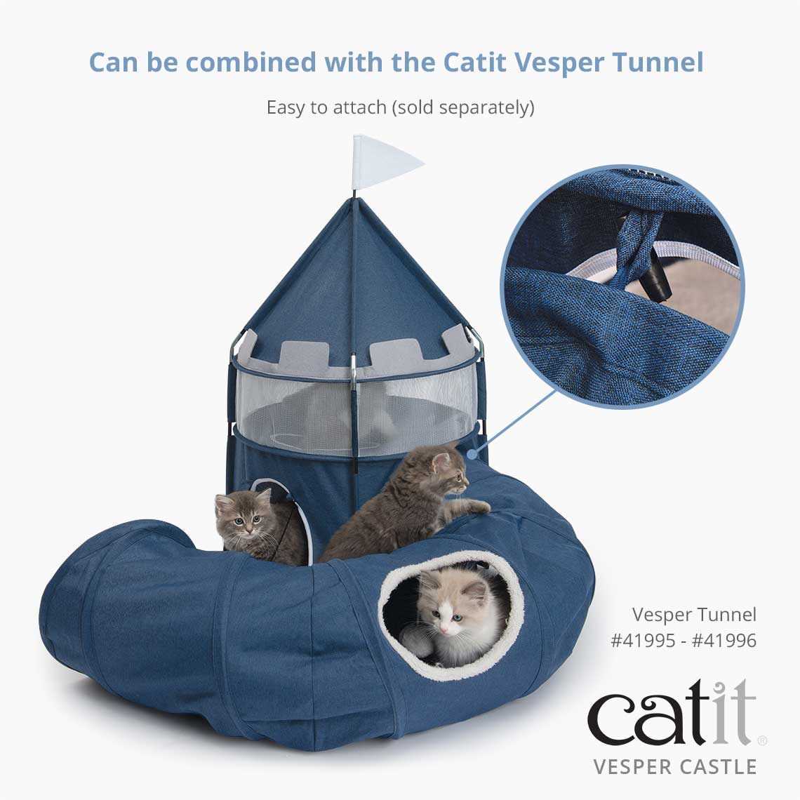Catit Luxury Vesper Castle - A Premium Play and Lounge Spot for Cats