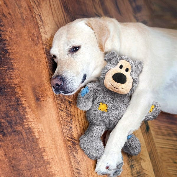 KONG Durable and Squeaky Wild Knots Bear Dog Toys