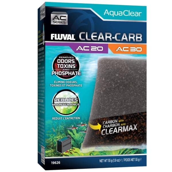 Fluval AC Series Premium Clear-Carb Power Filter Insert for Aquariums