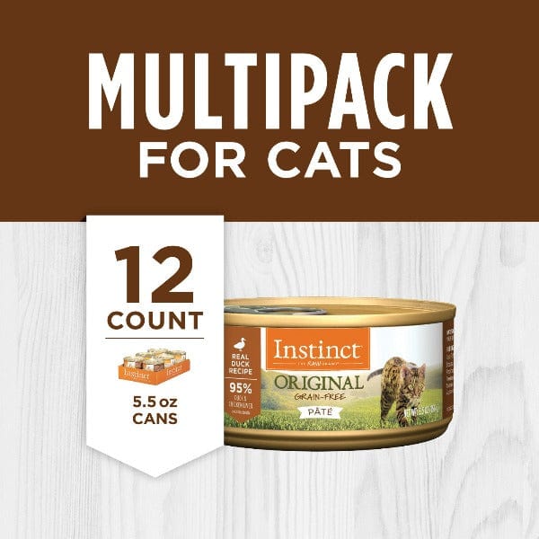 Instinct Original Grain - Free Canned Cat Food with Real Duck