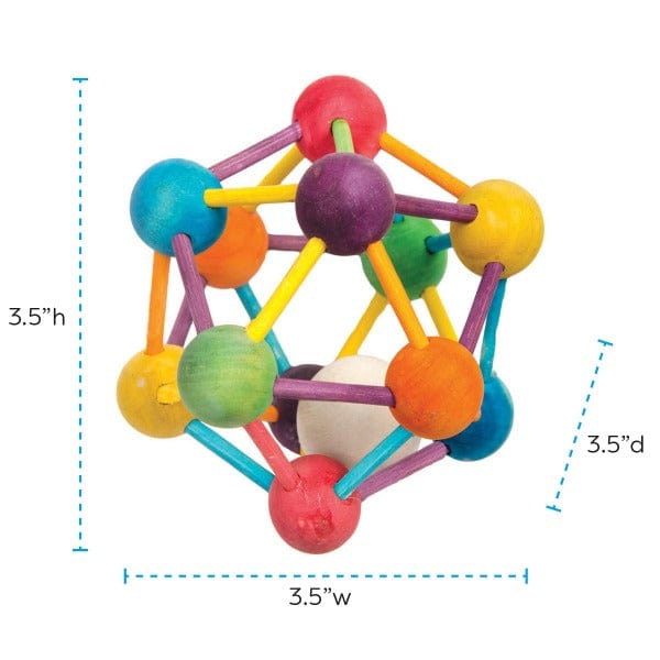 Ware All - Natural Atomic Chew Ball Toy for Small Pets