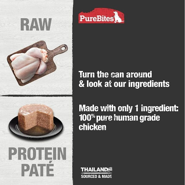 PureBites All - Natural Pure Protein Chicken Pâté Dog Treats