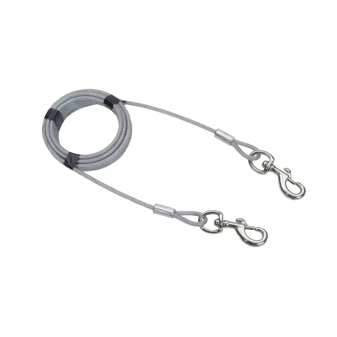 Titan Heavy - Duty Cable Dog Tie - Out for Large Breeds Up to 150 lbs