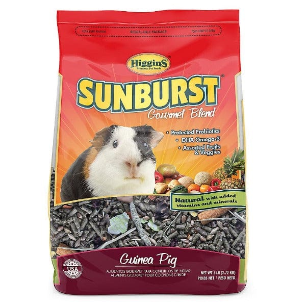 High - Quality Sunburst Gourmet Blend Guinea Pig Pet Food for Optimal Health