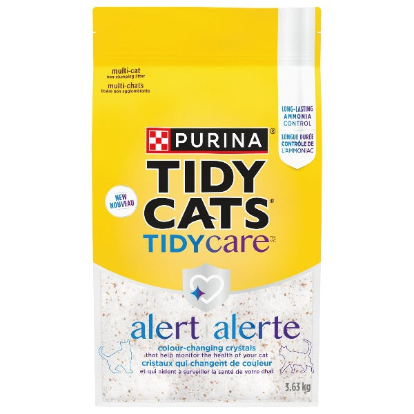 Tidy Cats Tidy Care Alert Multi - Cat Litter, 3.63kg for Easy Monitoring and Odor Control