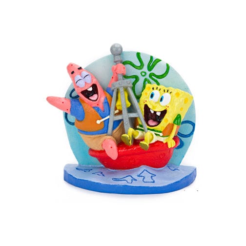 3 - inch Licensed Spongebob and Patrick Resin Ornament on Buoy