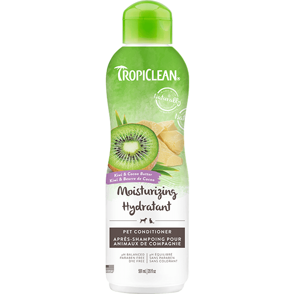 Tropiclean Premium Moisturizing Pet Conditioner with Kiwi and Cocoa Butter for Dogs and Cats