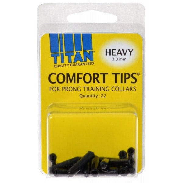 Titan Comfortable Vinyl Tips for Dog Prong Training Collars - Enhancing Comfort and Effectiveness
