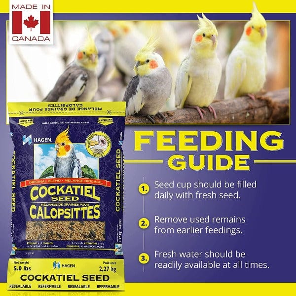 High - Quality Hagen VME Seed Blend for Cockatiels - Staple Diet