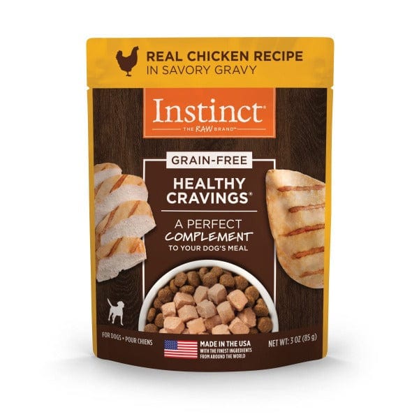 Instinct Grain - Free Real Cage - Free Chicken Recipe Dog Food Pouches