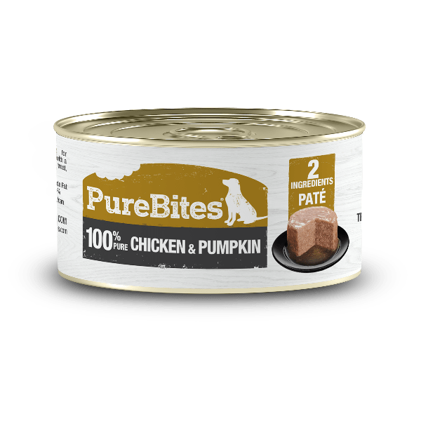 PureBites Premium Pure Protein Chicken and Pumpkin Pâté for Canine Delights
